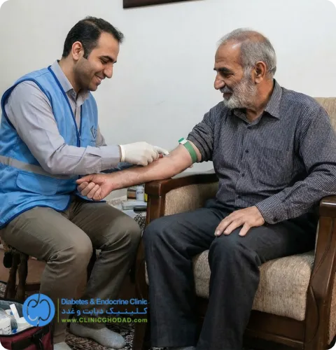 انواع نمونه گیری در خدمات آزمایش در منزل شمال تهران